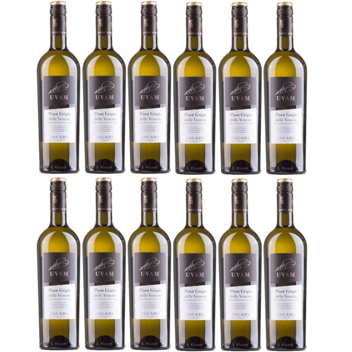 Biscardo UVAM Pinot Grigio delle Venezie Weisswein Trocken Weiß Italien (12 x 0,75l) - Versanel - 