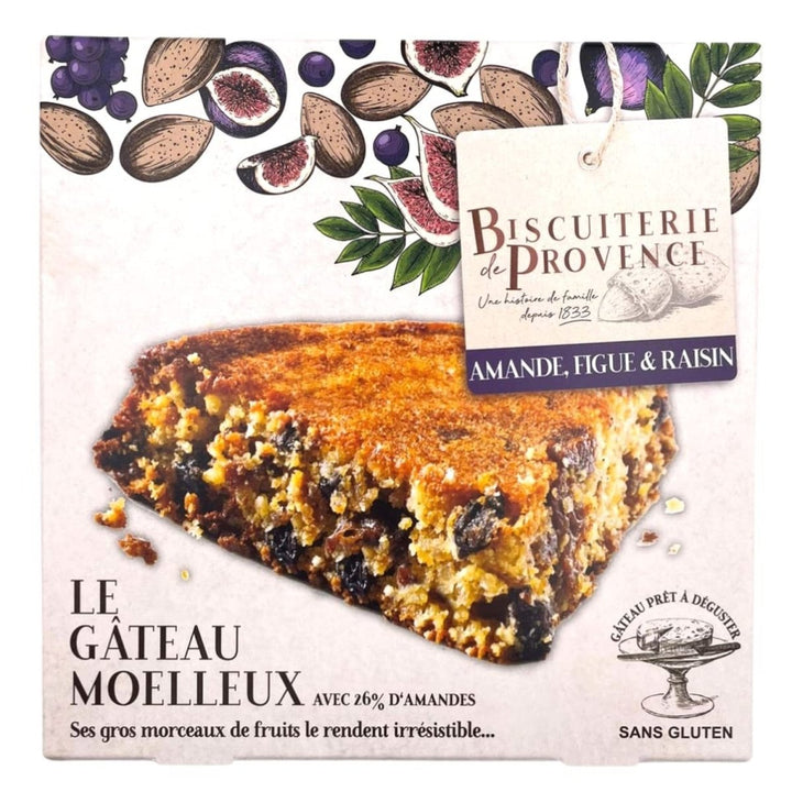 Biscuiterie de Provence Mandelkuchen mit Feigen und Rosinen Kuchen Süßgebäck Glutenfrei Frankreich (3 x 240g) - Versanel - 