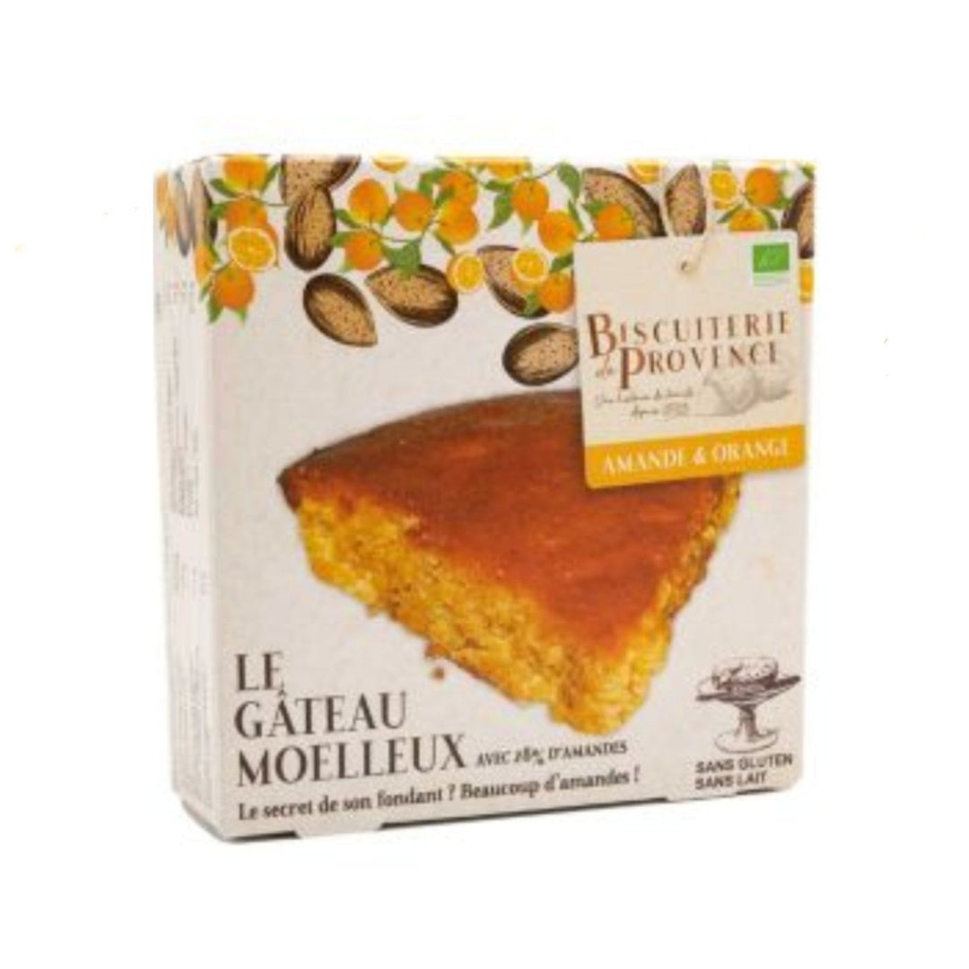 Biscuiterie de Provence Mandelkuchen mit Orange BIO Kuchen Süßgebäck Glutenfrei Frankreich (6 x 110g) - Versanel - 