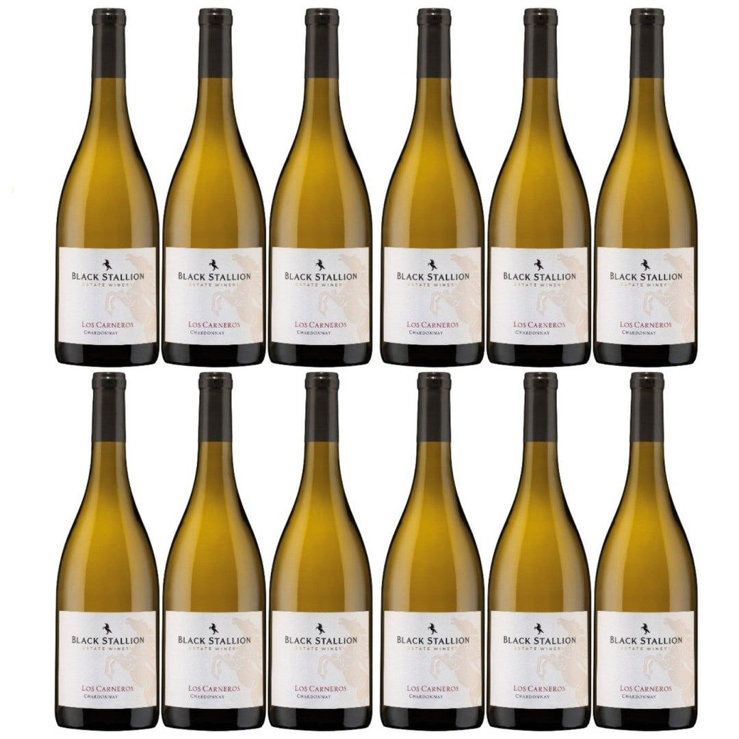 Black Stallion Estate Winery Chardonnay Weisswein Weiss trocken USA (12 x 0.75 l) - Versanel -