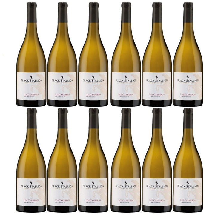Black Stallion Estate Winery Chardonnay Weisswein Weiss trocken USA (12 x 0.75 l) - Versanel -