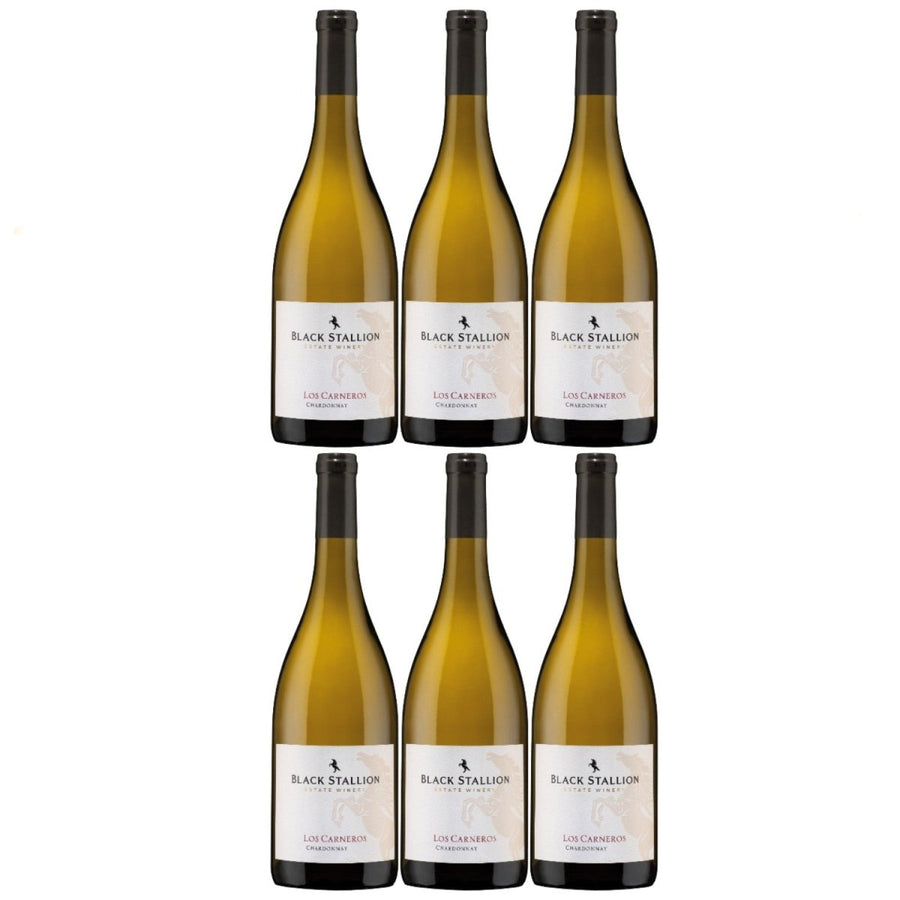 Black Stallion Estate Winery Chardonnay Weisswein Weiss trocken USA (6 x 0.75 l) - Versanel -