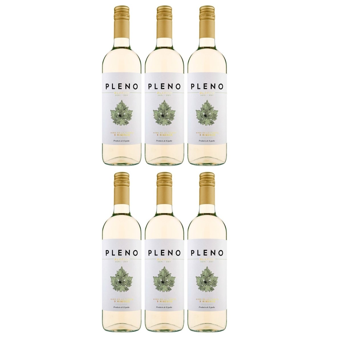 Bodegas Agronavarra Pleno Blanco Semi - Dry Halbtrocken Weißwein Vegan Spanien (6 x 0,75 l) - Versanel - 