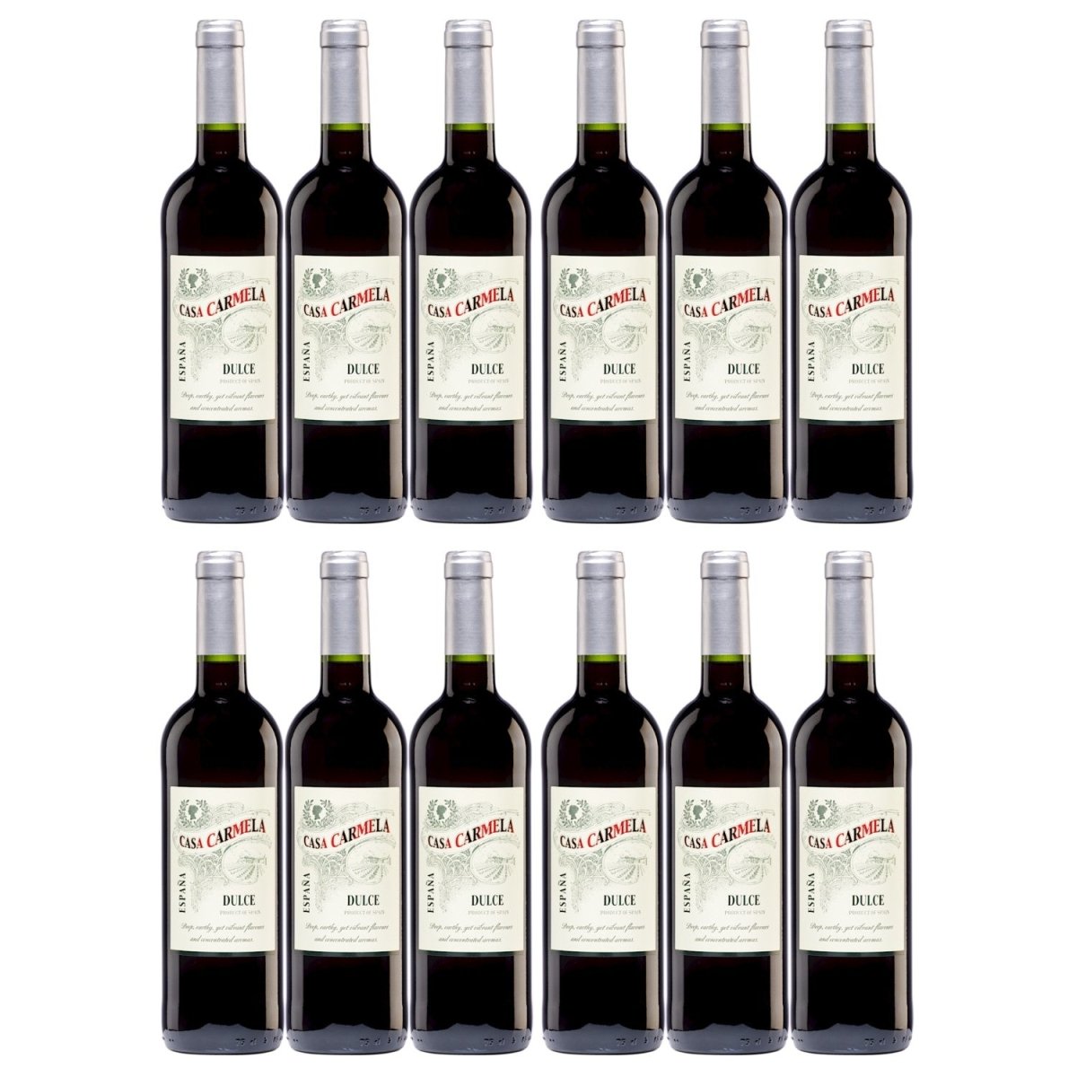 Bodegas Castaño Casa Carmela Dulce Tinto Lieblich Rotwein Vegan Spanien (12 x 0,75 l) - Versanel - 