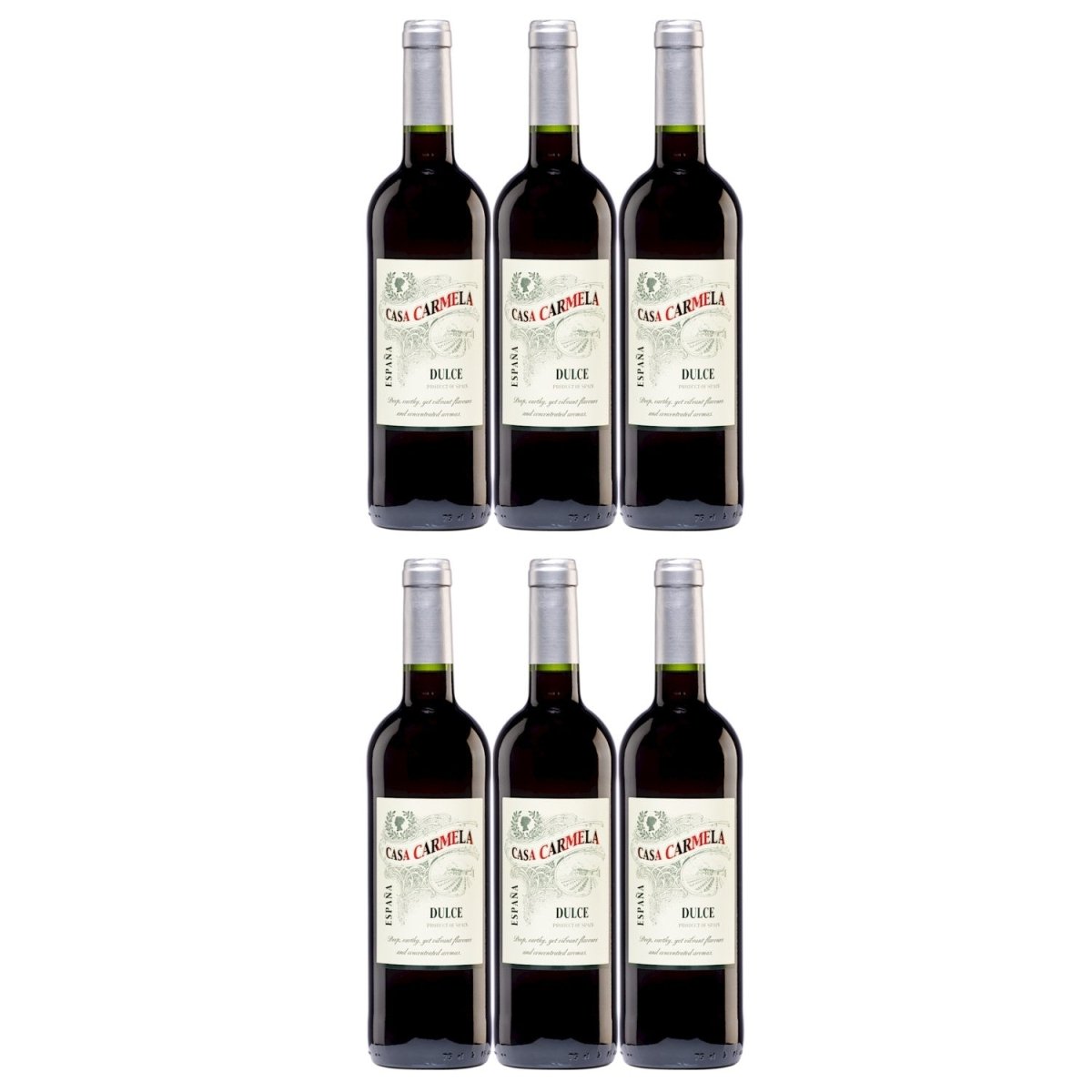 Bodegas Castaño Casa Carmela Dulce Tinto Lieblich Rotwein Vegan Spanien (6 x 0,75 l) - Versanel - 