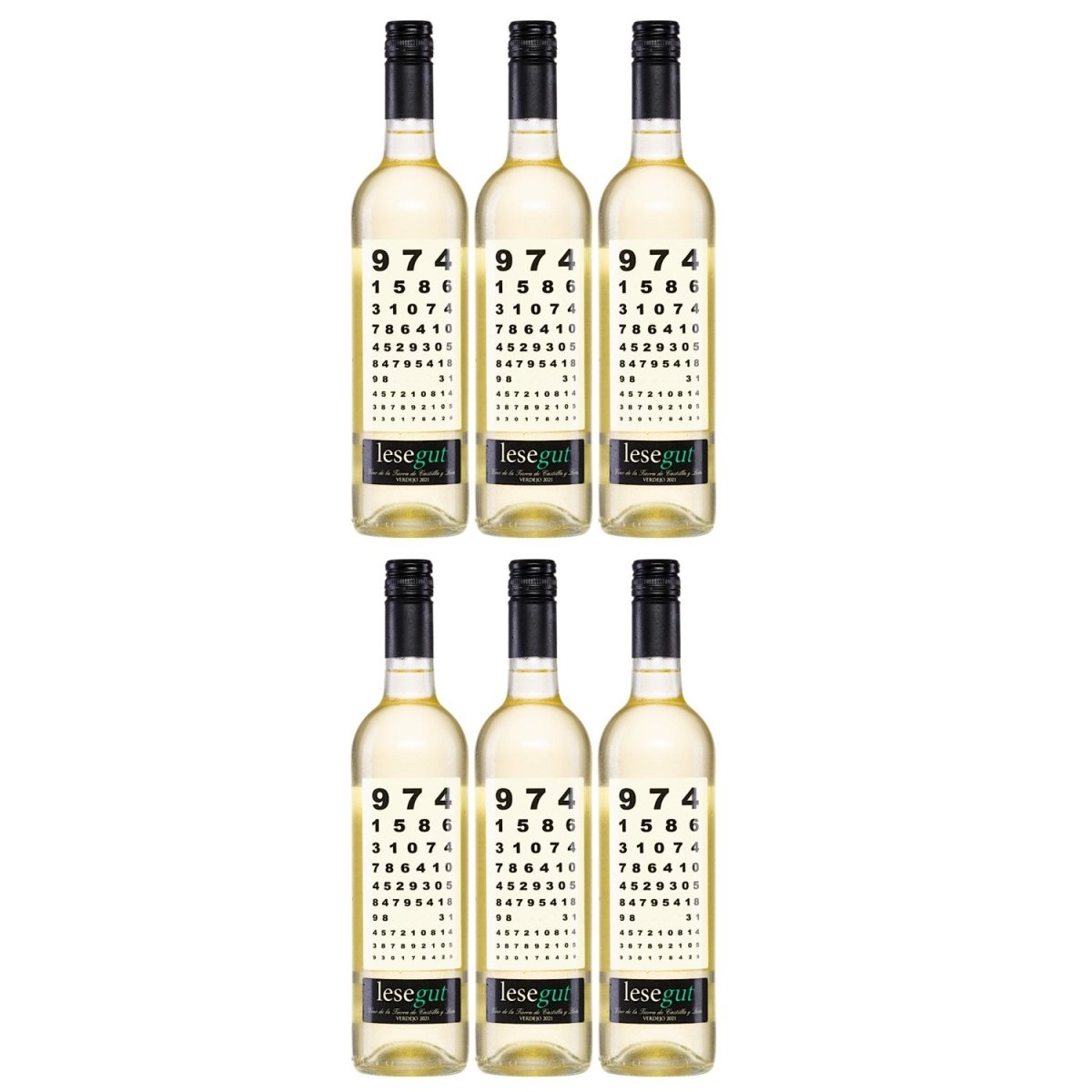 Bodegas Copaboca Lesegut Blanco Trocken Weißwein Vegan Spanien (6 x 0,75 l) - Versanel - 