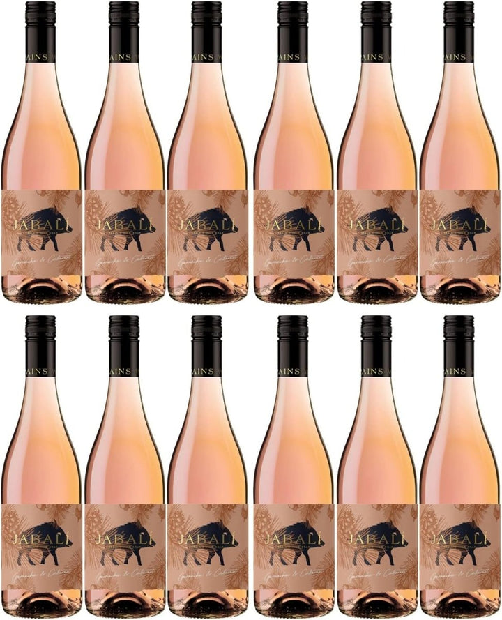 Bodegas Paniza Jabali Garnacha Cabernet Rosado Roséwein Wein halbtrocken Spanien (12 x 0.75l) - Versanel - 