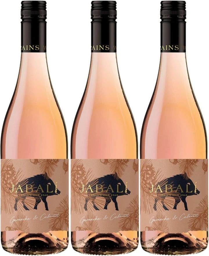 Bodegas Paniza Jabali Garnacha Cabernet Rosado Roséwein Wein halbtrocken Spanien (3 x 0.75l) - Versanel - 