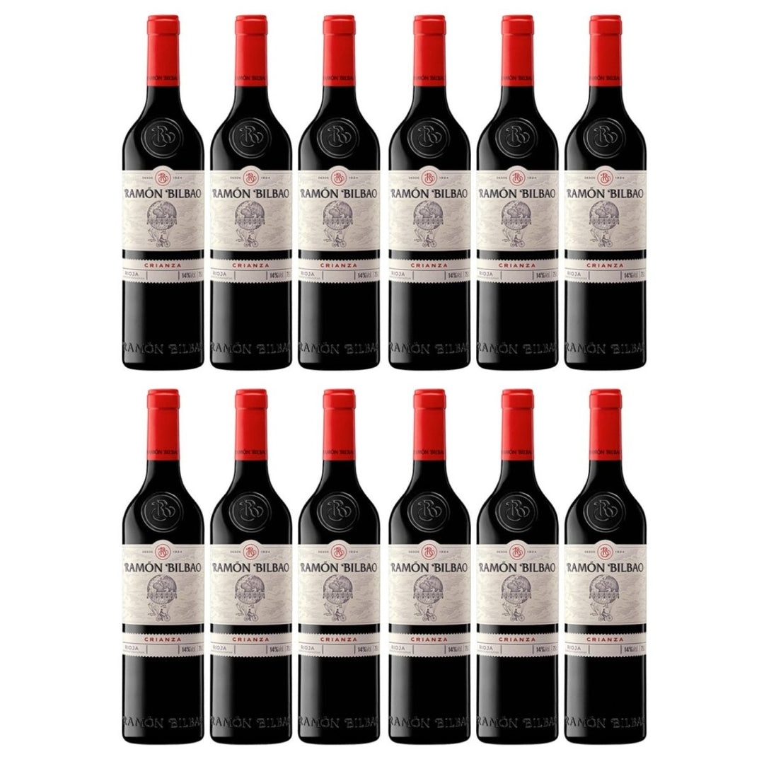 Bodegas Ramón Bilbao Crianza Rotwein trocken Spanien (12 x 0.75 l) - Versanel - 