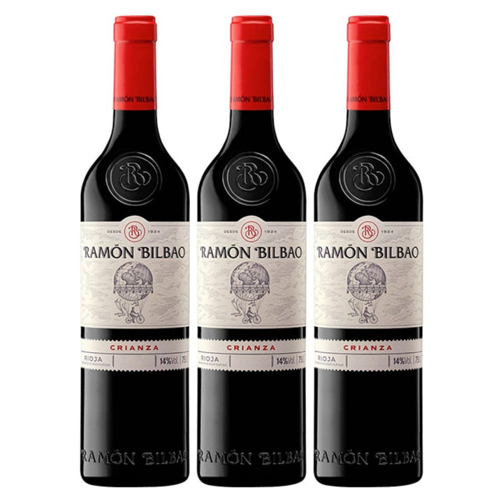 Bodegas Ramón Bilbao Crianza Rotwein trocken Spanien (3 x 0.75 l) - Versanel - 