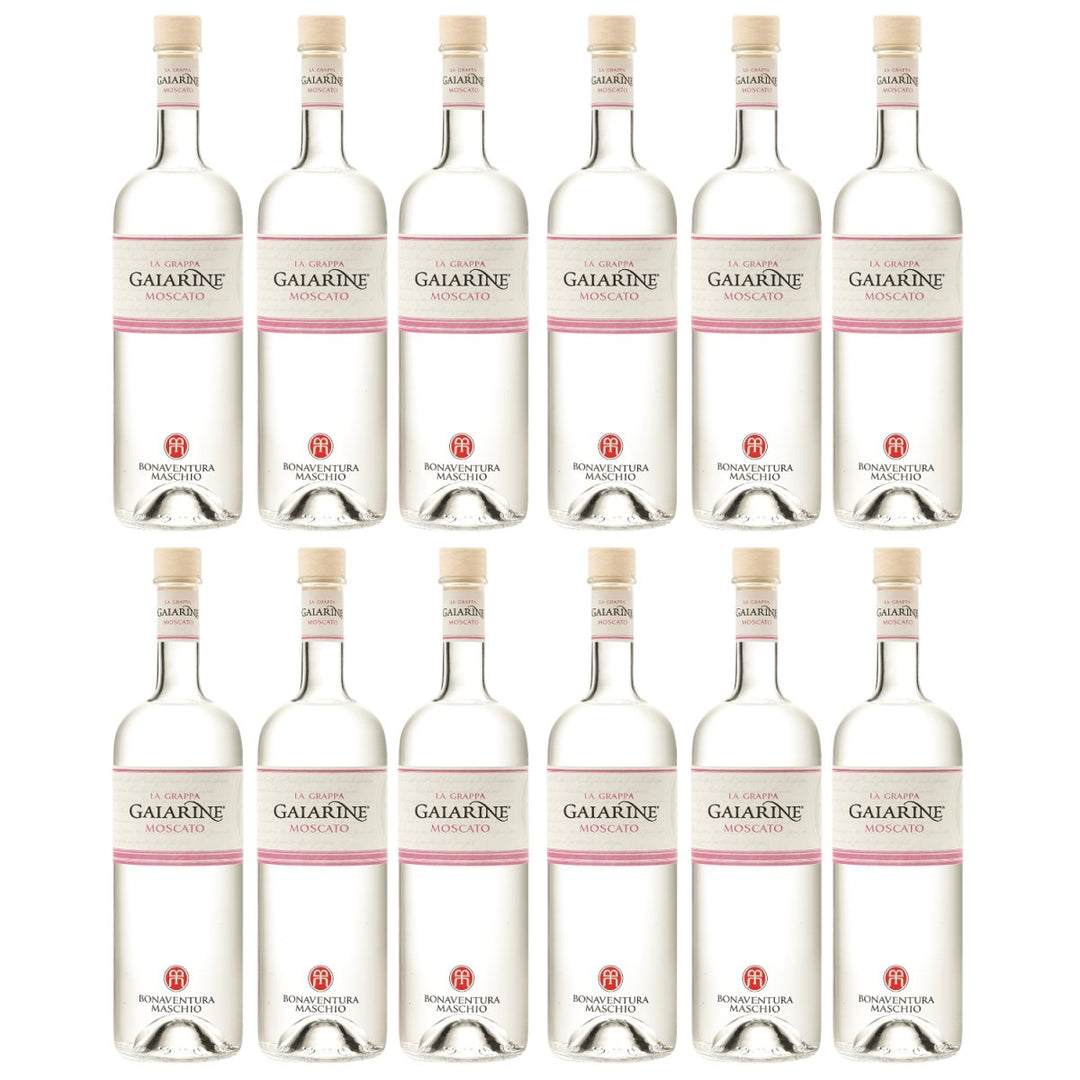 Bonaventura Maschio La Grappa Gaiarine Vitigno Unico Grappa Di Moscato Spirituose Italien(12 x 0,7l) - Versanel - 