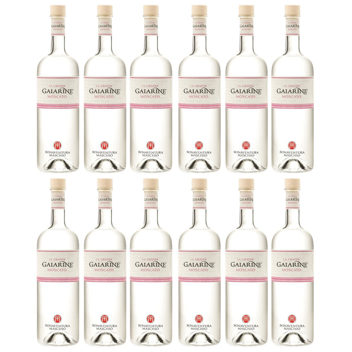 Bonaventura Maschio La Grappa Gaiarine Vitigno Unico Grappa Di Moscato Spirituose Italien(12 x 0,7l) - Versanel - 