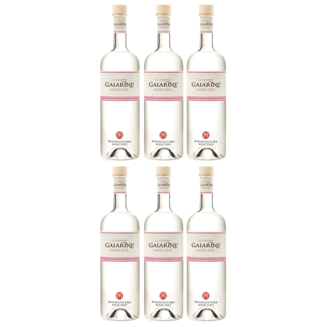 Bonaventura Maschio La Grappa Gaiarine Vitigno Unico Grappa Di Moscato Spirituose Italien(6 x 0,7l) - Versanel - 