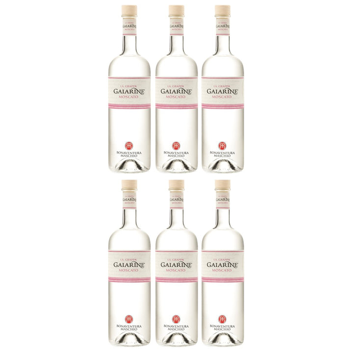 Bonaventura Maschio La Grappa Gaiarine Vitigno Unico Grappa Di Moscato Spirituose Italien(6 x 0,7l) - Versanel - 