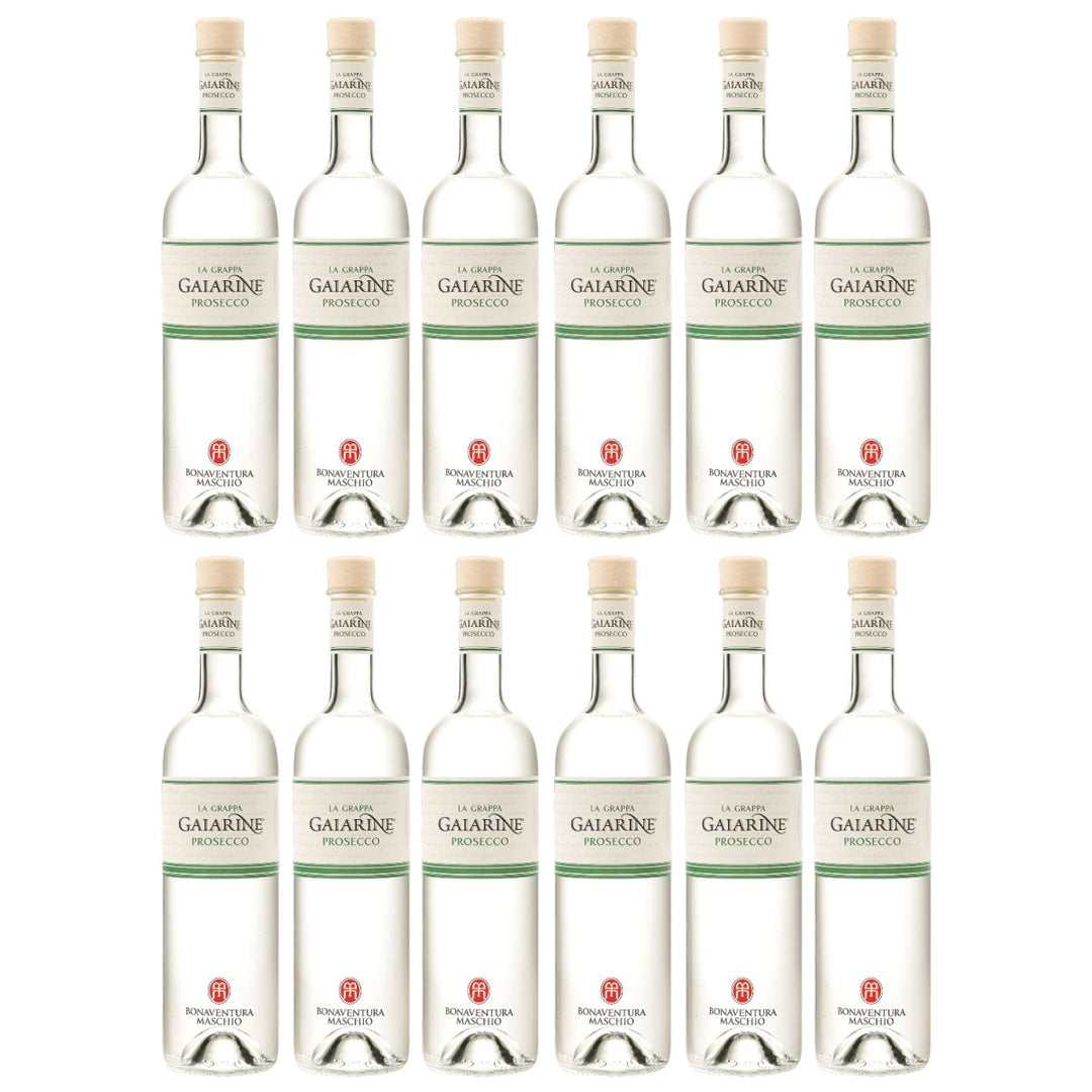 Bonaventura Maschio La Grappa Gaiarine Vitigno Unico Grappa Di Prosecco Spirituose Italien(12 x 0,7l) - Versanel - 