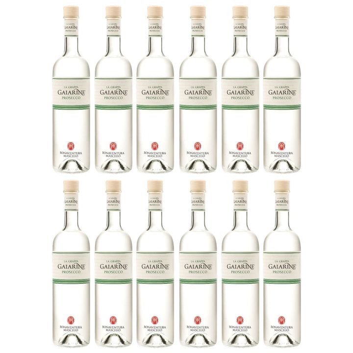 Bonaventura Maschio La Grappa Gaiarine Vitigno Unico Grappa Di Prosecco Spirituose Italien(12 x 0,7l) - Versanel - 