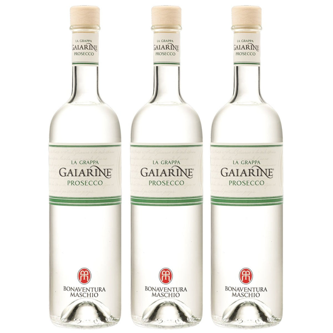 Bonaventura Maschio La Grappa Gaiarine Vitigno Unico Grappa Di Prosecco Spirituose Italien(3 x 0,7l) - Versanel - 