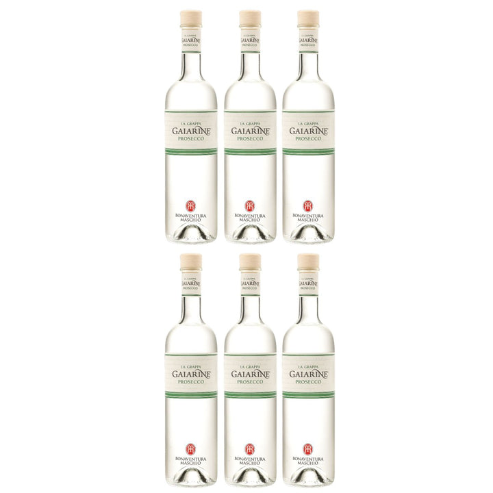 Bonaventura Maschio La Grappa Gaiarine Vitigno Unico Grappa Di Prosecco Spirituose Italien(6 x 0,7l) - Versanel - 