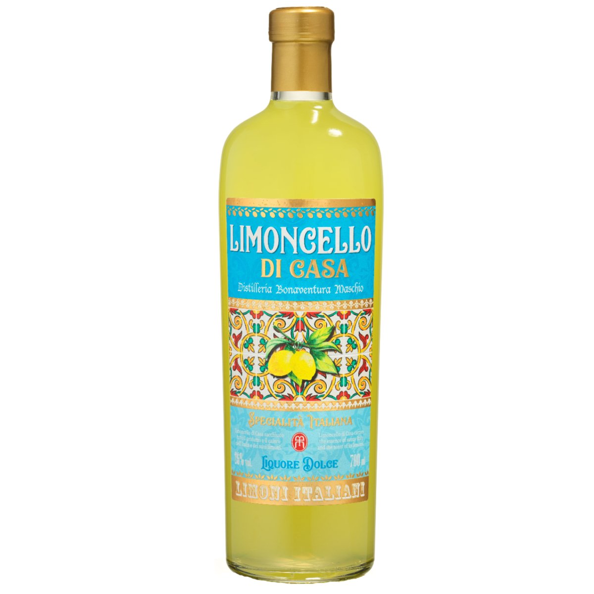 Bonaventura Maschio Liquori Dolci Limoncello di Casa Likör Italien(1 x 0,7l) - Versanel - 