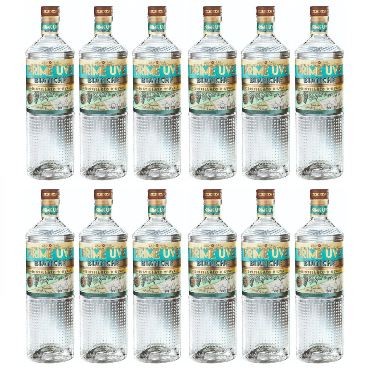 Bonaventura Maschio Prime Uve - Distillato D'uva Bianche Traubenbrand Italien(12 x 0,7l) - Versanel - 