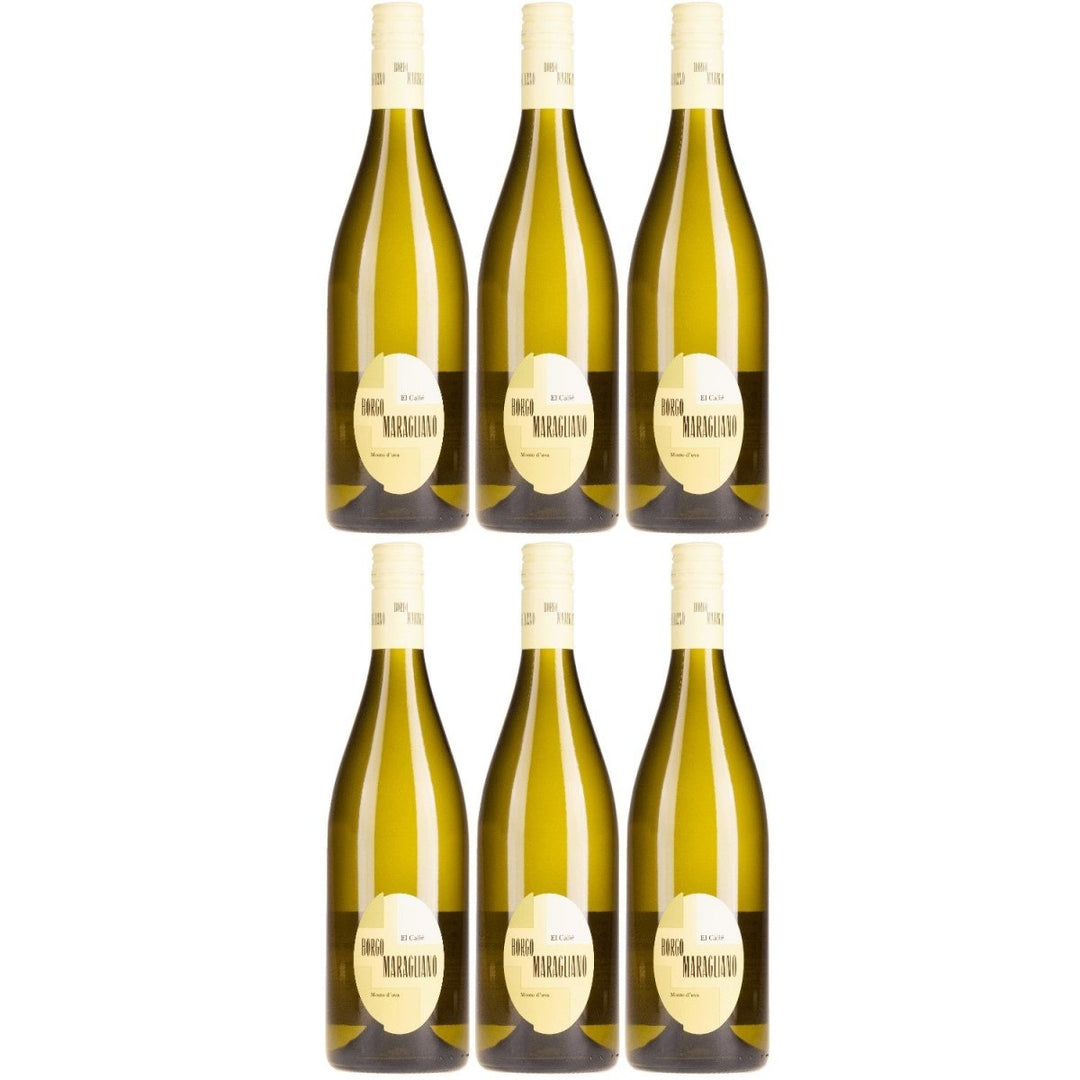 Borgo Maragliano El Calie Mosto d'Uva Frizzante Perlwein Süß Piemont Italien (6 x 0,75l) - Versanel - 
