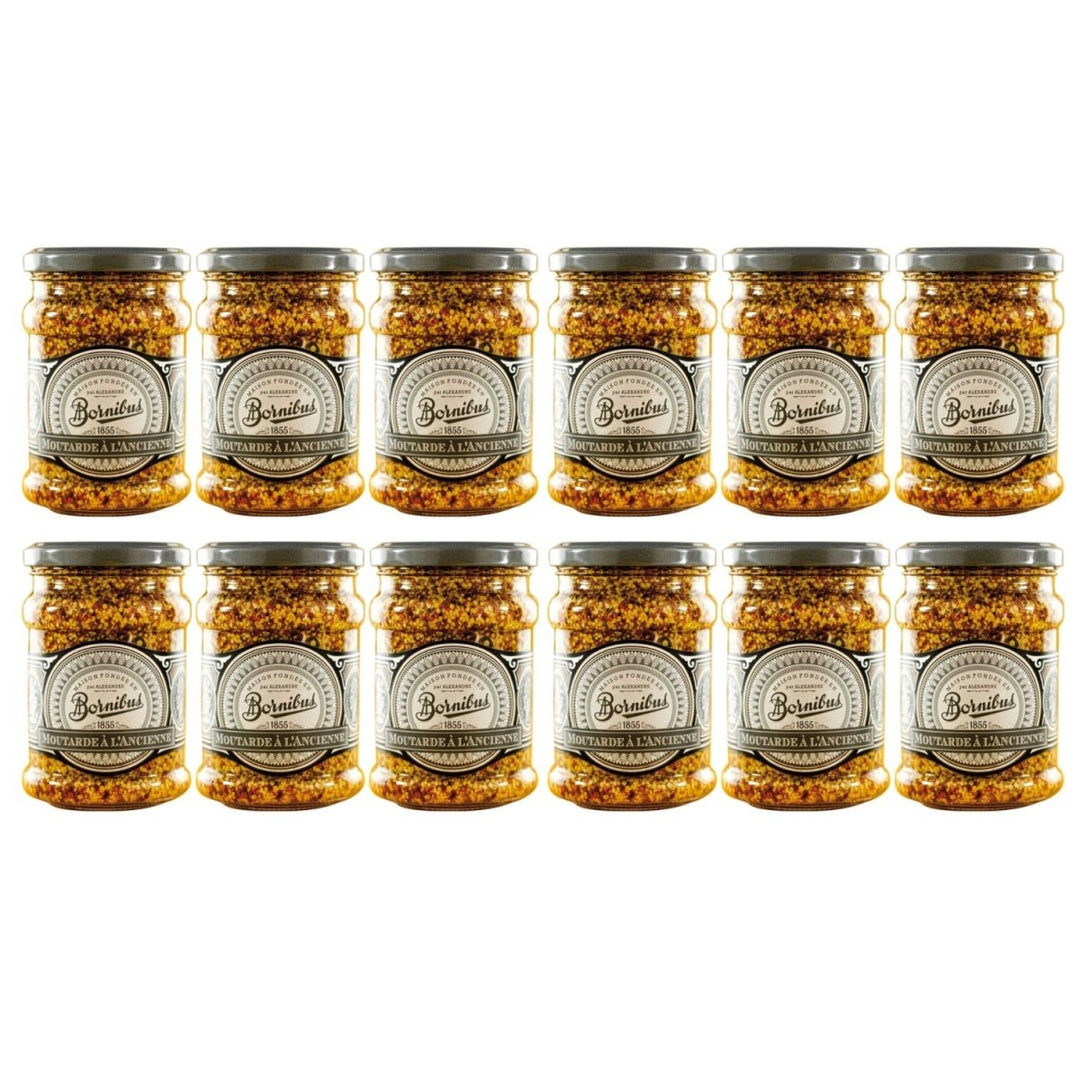 Bornibus Moutarde à L'ancienne Senf mit Senfkörner Frankreich (12 x 245g) - Versanel - 