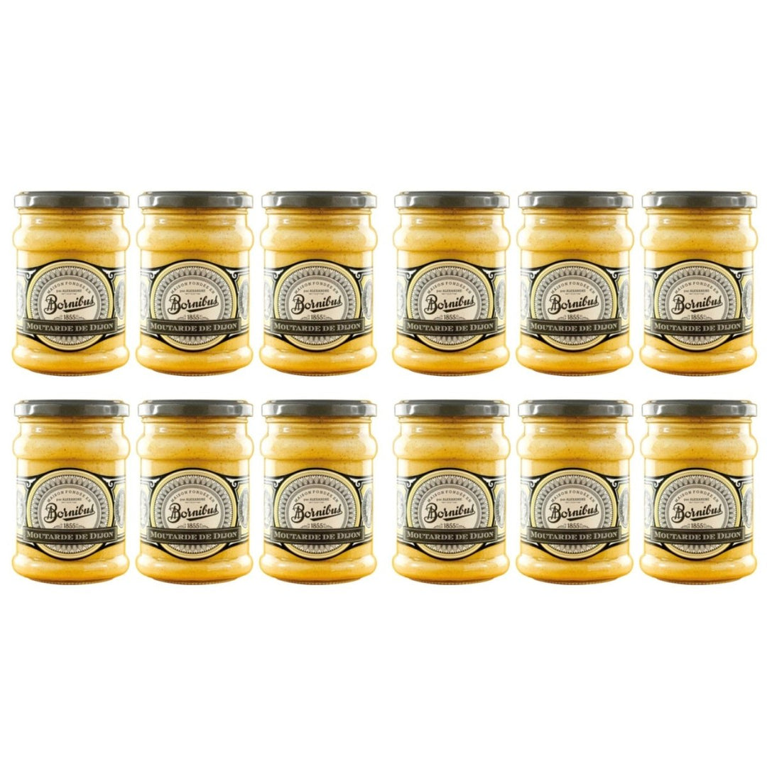 Bornibus Moutarde de Dijon Senf Frankreich (12 x 250g) - Versanel - 