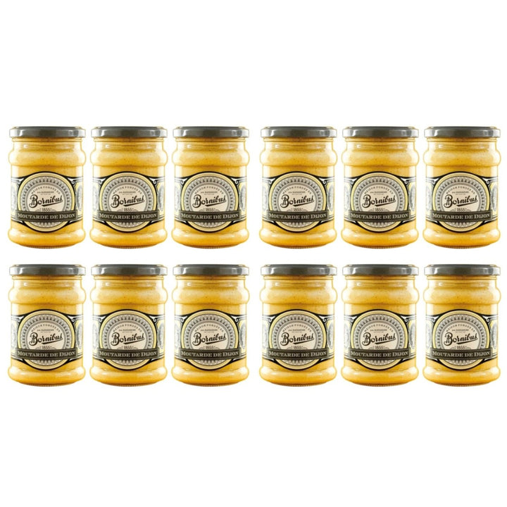Bornibus Moutarde de Dijon Senf Frankreich (12 x 250g) - Versanel - 