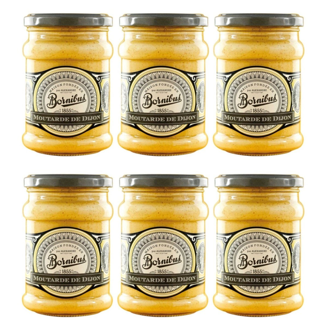Bornibus Moutarde de Dijon Senf Frankreich (6 x 250g) - Versanel - 
