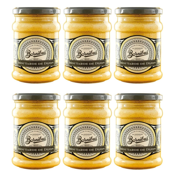 Bornibus Moutarde de Dijon Senf Frankreich (6 x 250g) - Versanel - 