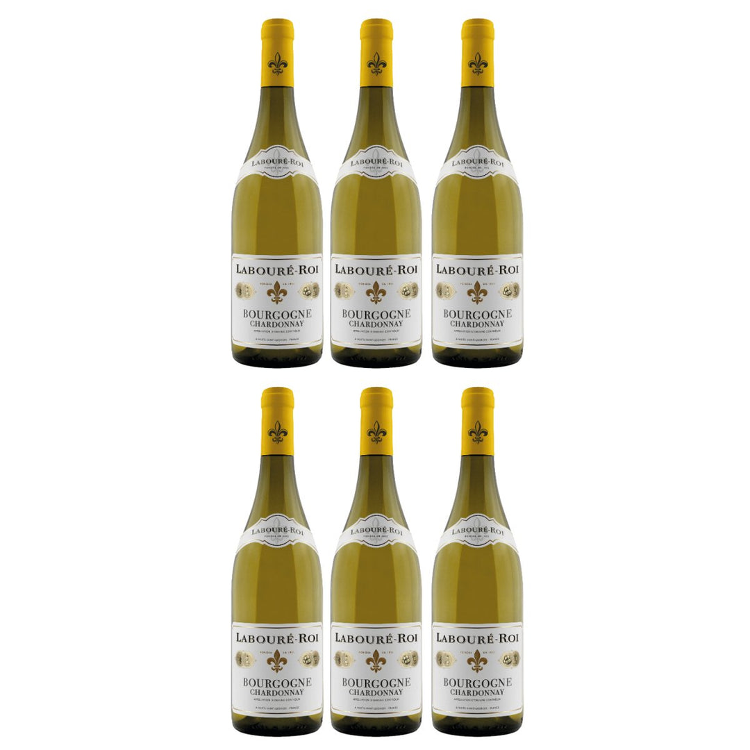 Bourgogne Blanc Chardonnay AOC Labouré - Roi Weißwein Wein trocken Frankreich (6 x 0,75l) - Versanel - Wein