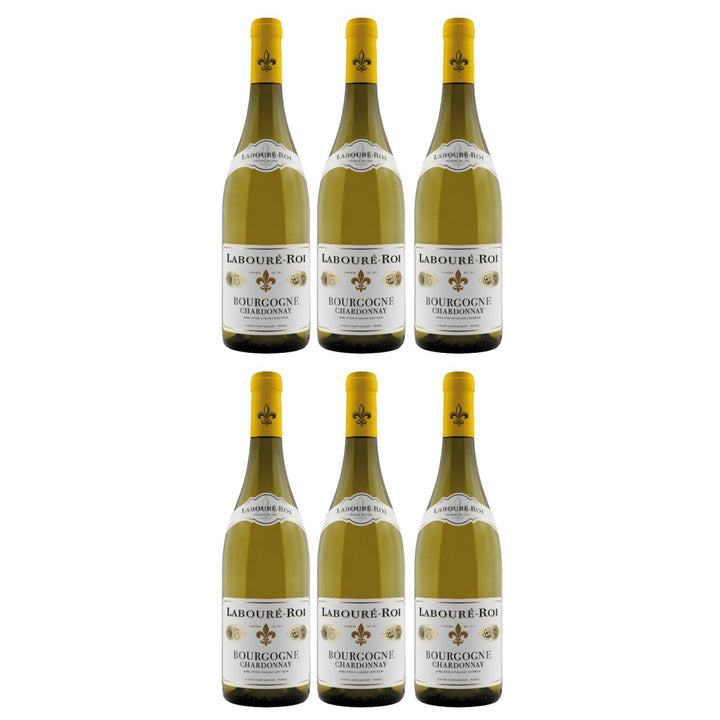 Bourgogne Blanc Chardonnay AOC Labouré - Roi Weißwein Wein trocken Frankreich (6 x 0,75l) - Versanel - Wein