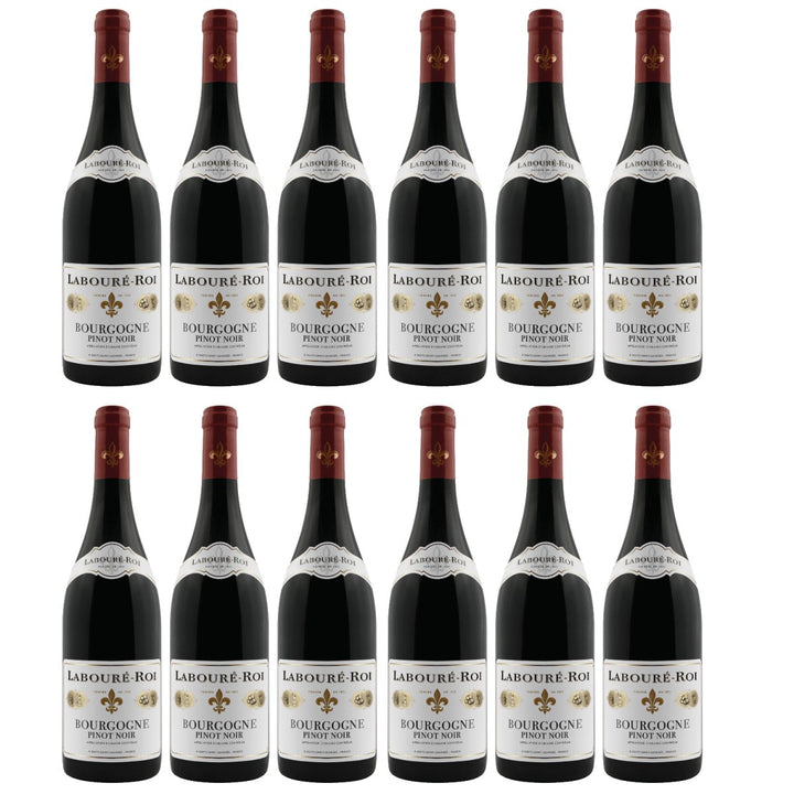 Bourgogne Pinot Noir AOC Labouré - Roi Rotwein Wein trocken Frankreich(12 x 0,75l) - Versanel - Wein