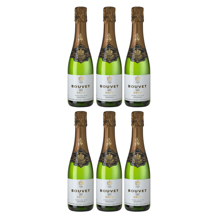 Bouvet Ladubay 1851 Brut Blanc Méthode Traditionelle Schaumwein weiss Frankreich (6 x 0,375l) - Versanel - Wein