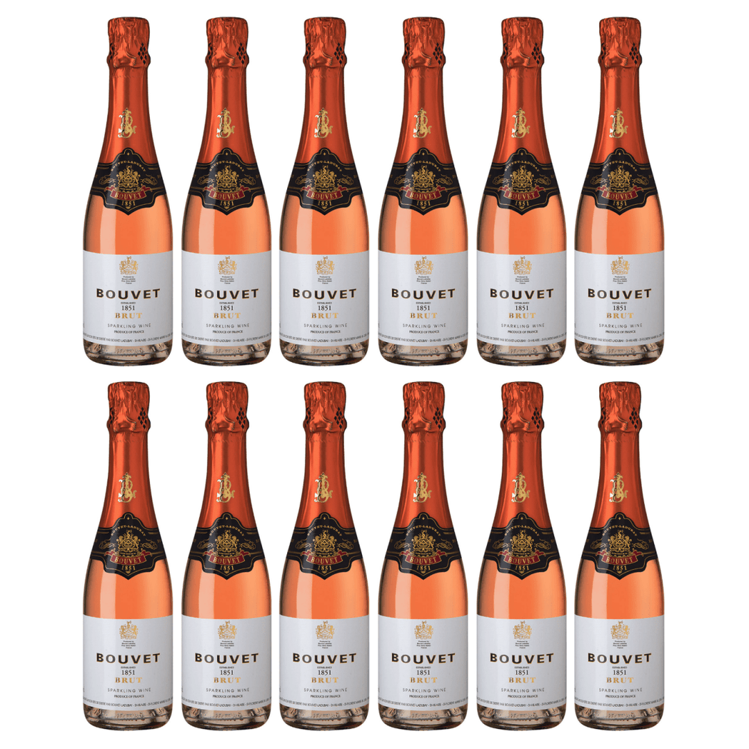 Bouvet Ladubay 1851 Brut Rosé Méthode Traditionelle Schaumwein Frankreich (12 x 0,375l) - Versanel - Wein