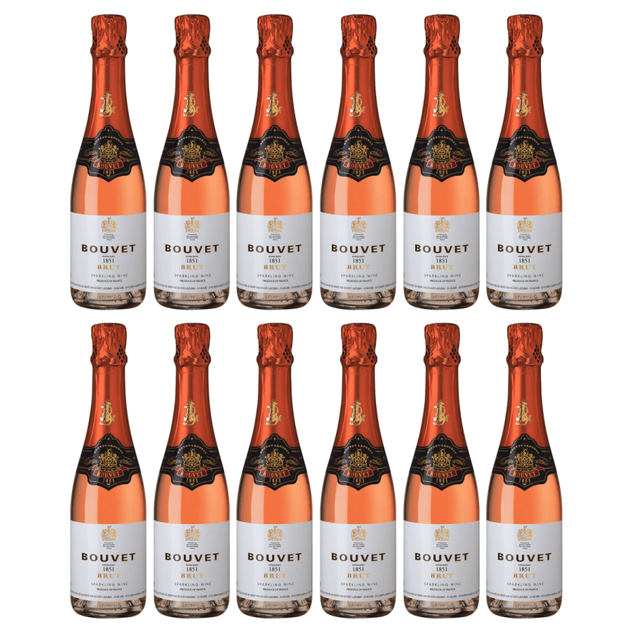 Bouvet Ladubay 1851 Brut Rosé Méthode Traditionelle Schaumwein Frankreich (12 x 0,375l) - Versanel - Wein