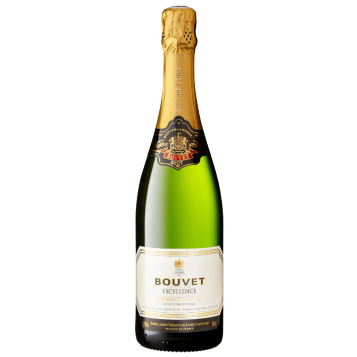 Bouvet Ladubay Crémant de Loire brut Blanc AOP Schaumwein Méthode traditionelle Frankreich (12 x 0,75l) - Versanel - 