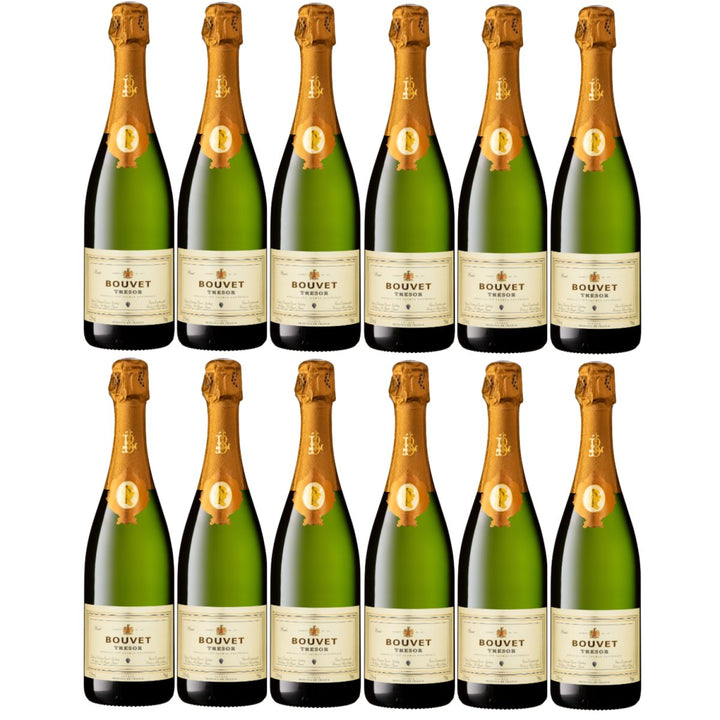 Bouvet Ladubay Saumur brut Blanc Trésor AOP Schaumwein Frankreich (12 x 0,75l) - Versanel - 