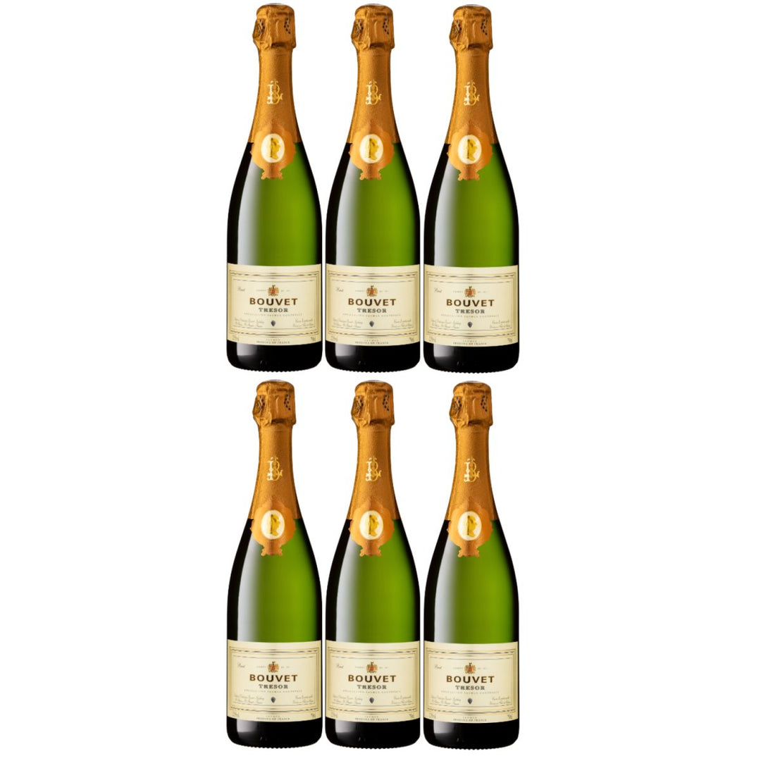 Bouvet Ladubay Saumur brut Blanc Trésor AOP Schaumwein Frankreich (6 x 0,75l) - Versanel - 