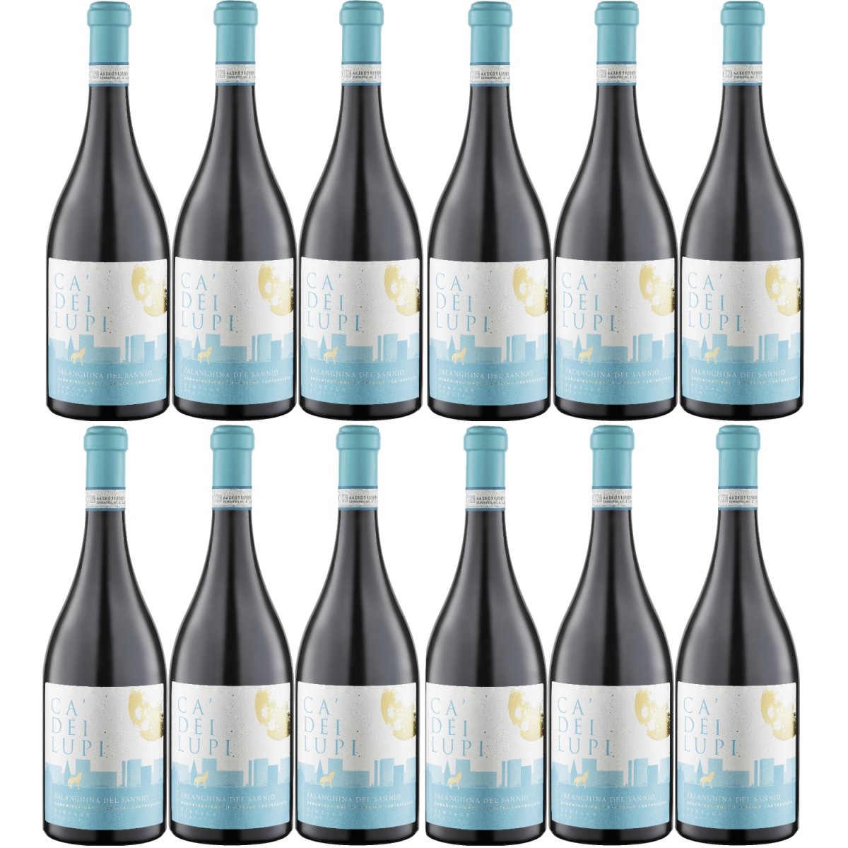 Ca' Dei Lupi Falanghina DOC Weißwein Wein trocken Italien (12 x 0.75l) - Versanel - 