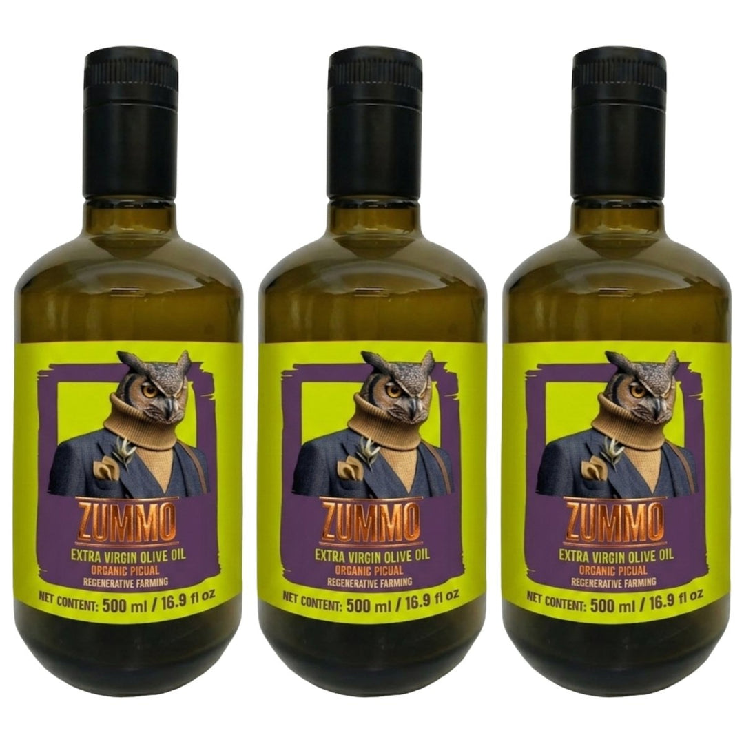 Canena Zummo EVOO Organic Picual Extra Virgin BIO Spanien (3 x 0.5 l) - Versanel -