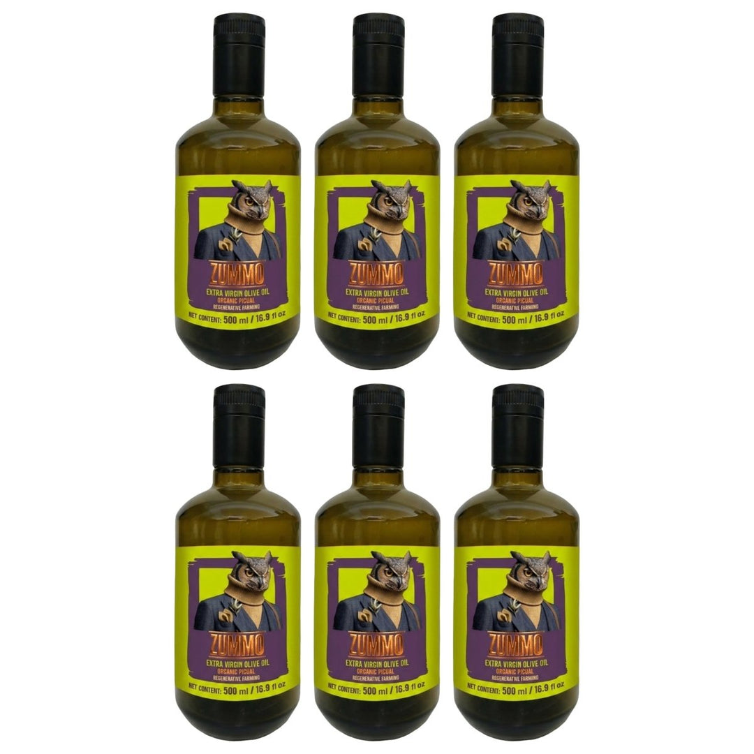 Canena Zummo EVOO Organic Picual Extra Virgin BIO Spanien (6 x 0.5 l) - Versanel -