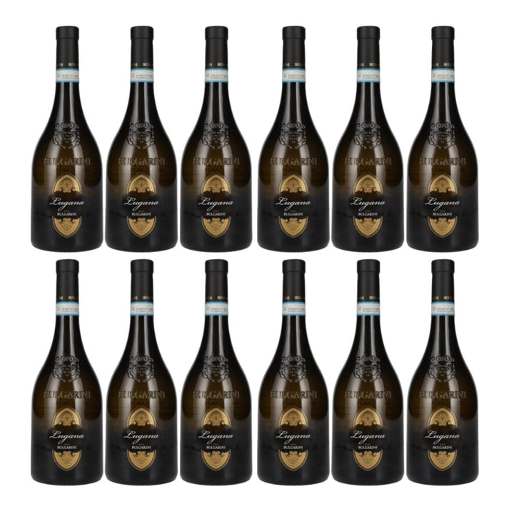 Cantina Bulgarini Lugana trocken Weiss Weißwein Italien (12 x 0,75l) - Versanel -