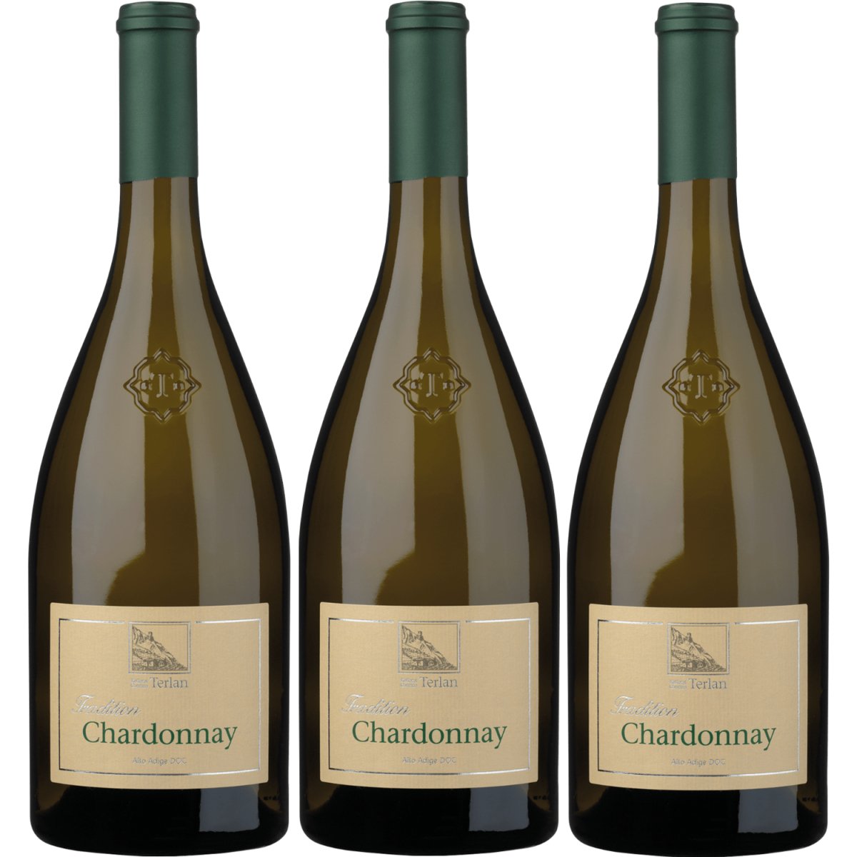 Cantina Terlan Chardonnay Bianco DOC Alto Adige trocken Weißwein (3 x 0.75l) - Versanel - Wein