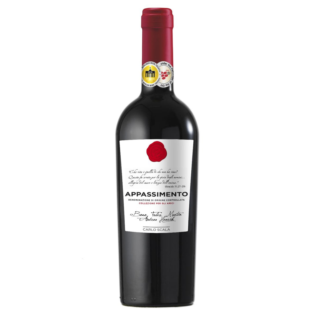 Carlo Scala Appassimento IGT Rotwein Rot Halbtrocken Italien (1 x 0,75l) - Versanel - Wein