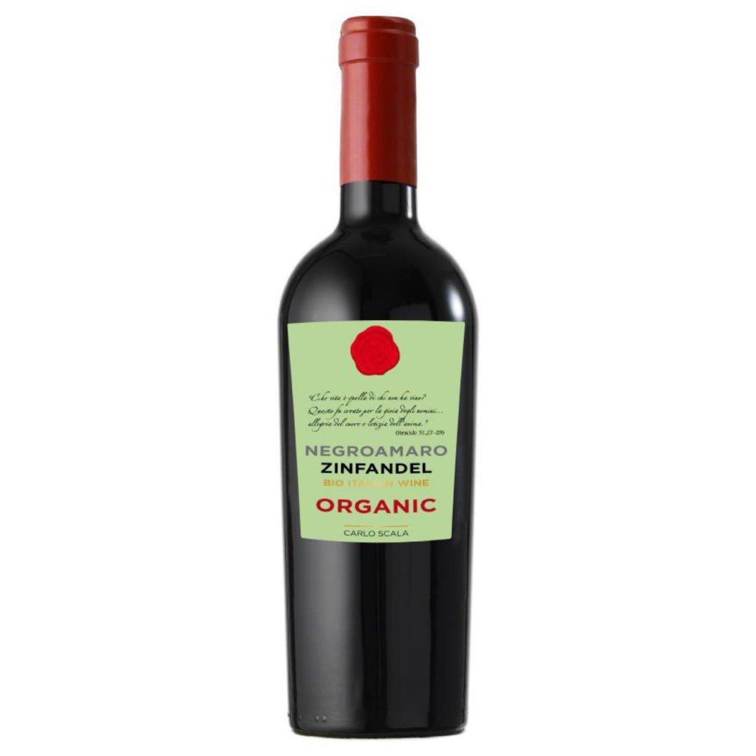 Carlo Scala Negroamaro Zinfandel Bio Rotwein Rot Trocken Italien (6 x 0,75l) - Versanel - Wein