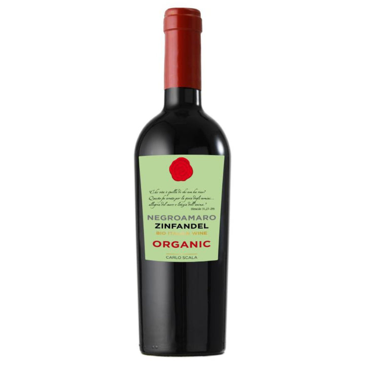 Carlo Scala Negroamaro Zinfandel Bio Rotwein Rot Trocken Italien (6 x 0,75l) - Versanel - Wein