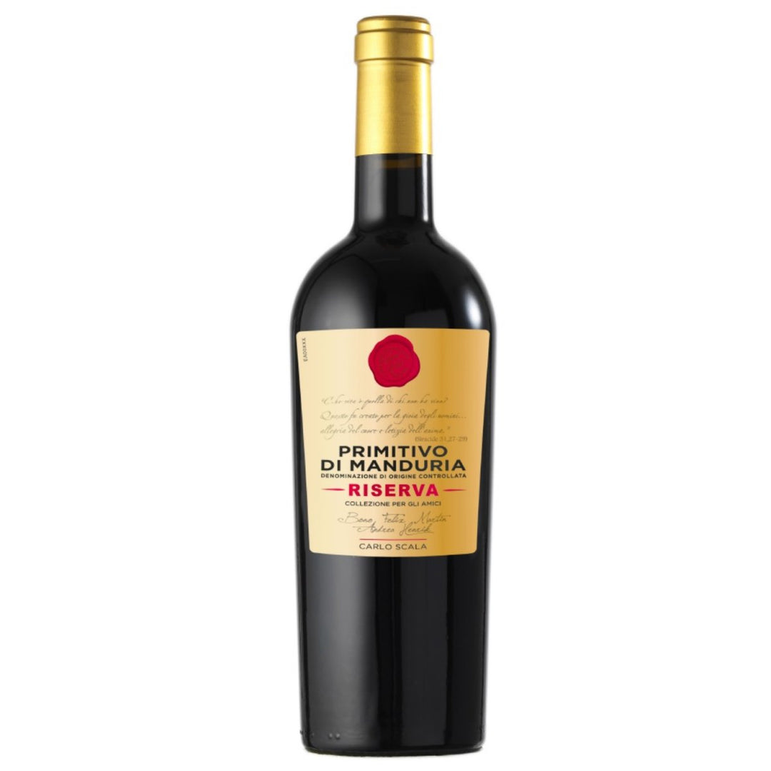 Carlo Scala Primitivo di Manduria Riserva DOC Rotwein Rot Trocken Italien Italien (1 x 0,75l) - Versanel - Wein
