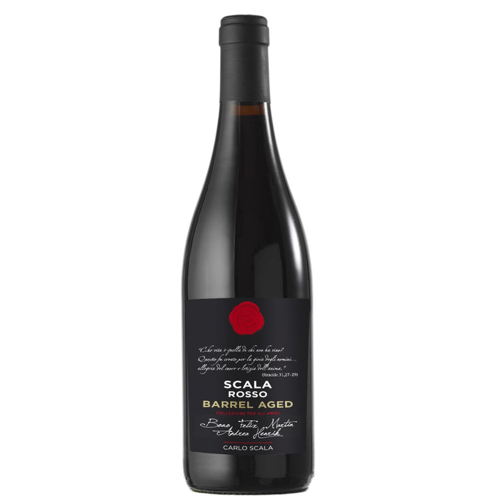 Carlo Scala Scala Rosso Barrel Aged Rotwein Rot Trocken Italien (3 x 0,75l) - Versanel - Wein