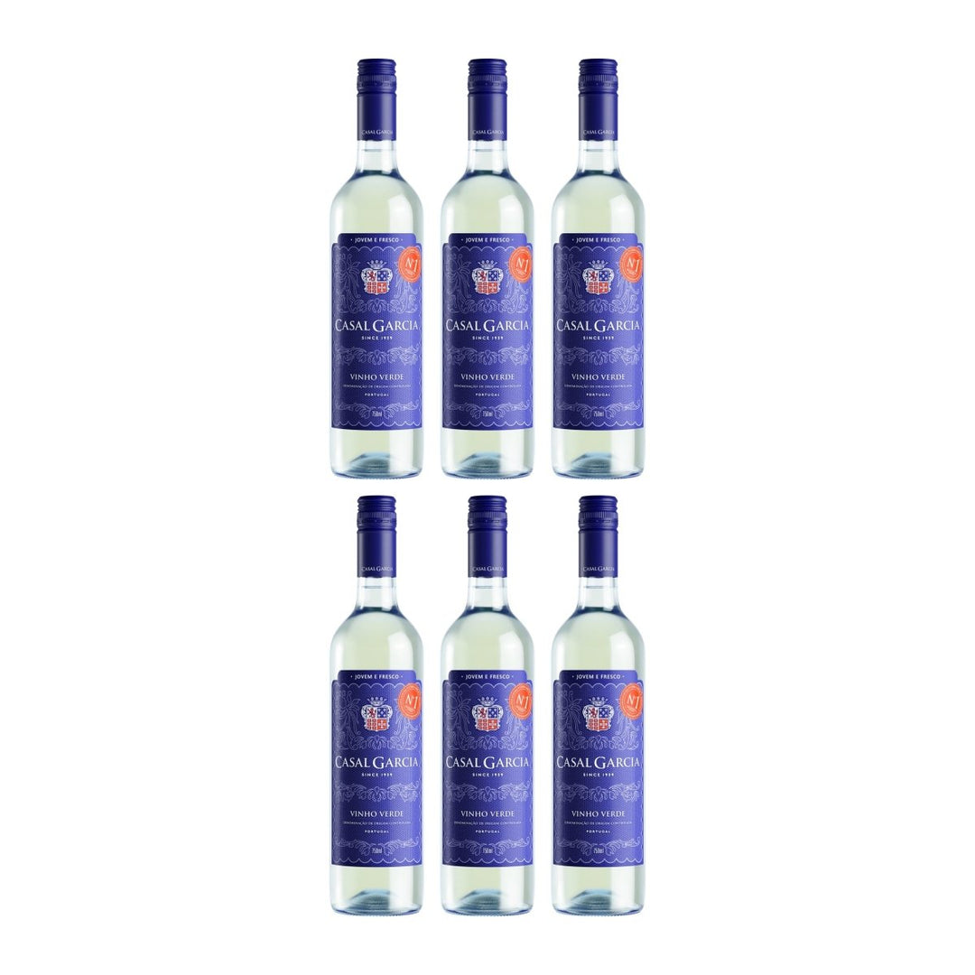 Casal Garcia Vinho Verde Weisswein Weiss halbtrocken Portugal (6 x 0.75 l) - Versanel - 